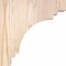 Ekena Millwork Pescadero Smooth Corbel, Douglas Fir, 3 1/2"W x 10"D x 10"H COR04X10X10PEC00SDF - alternate 4